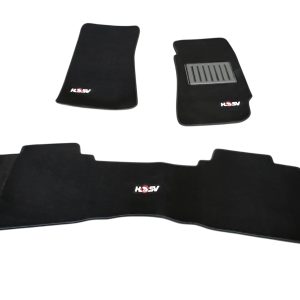 HOLDEN VT VX 3 PIECE FLOOR MATS IN BLACK PLUSH HSV BADGE SUIT SEDAN