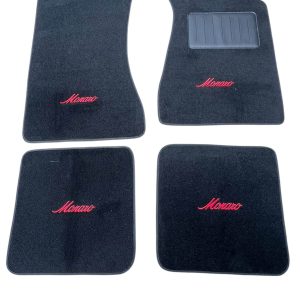 HOLDEN HQ-HZ 4 PIECE FLOOR MATS SUIT SEDAN WAGON EMBROIDERED MONARO BLACK (Copy)